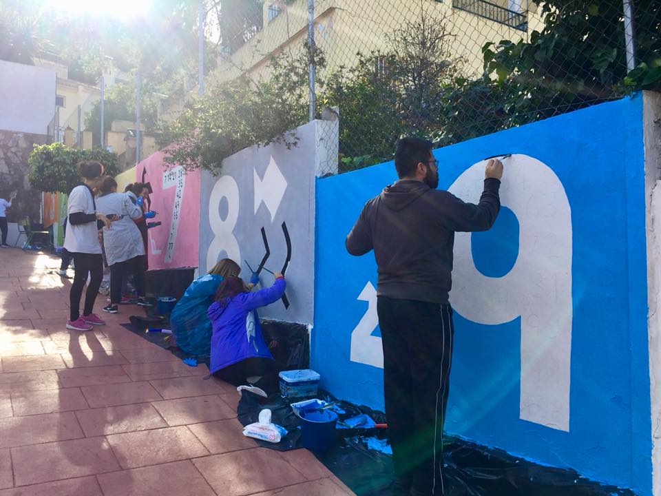 Colegio Platero - Dando color